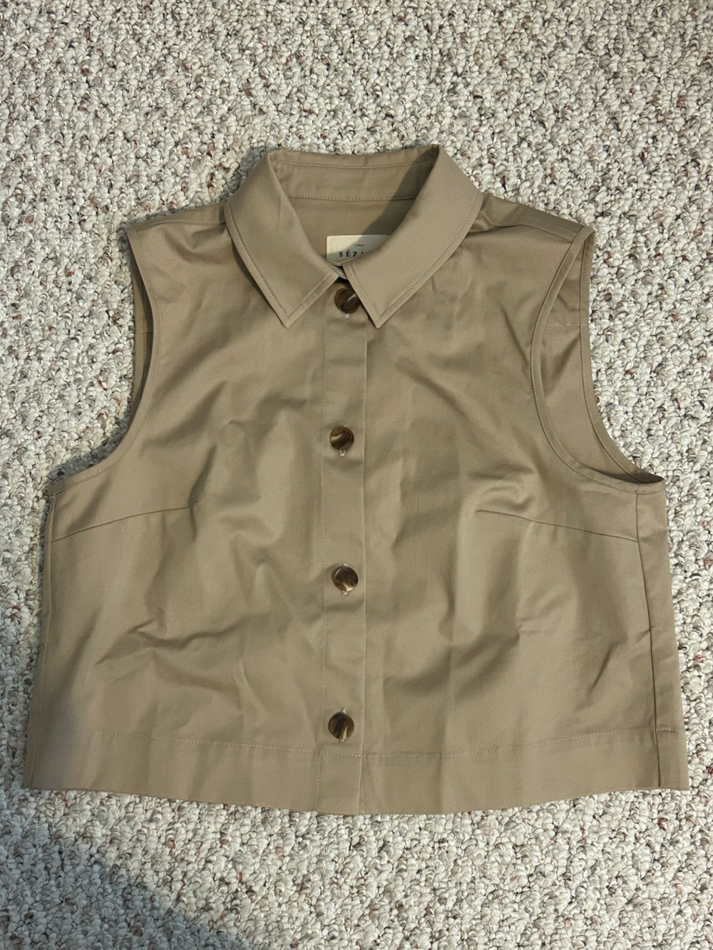 Sezane Harmonie Shirt - Clay - US4 / FR36 - Picture 6 of 15